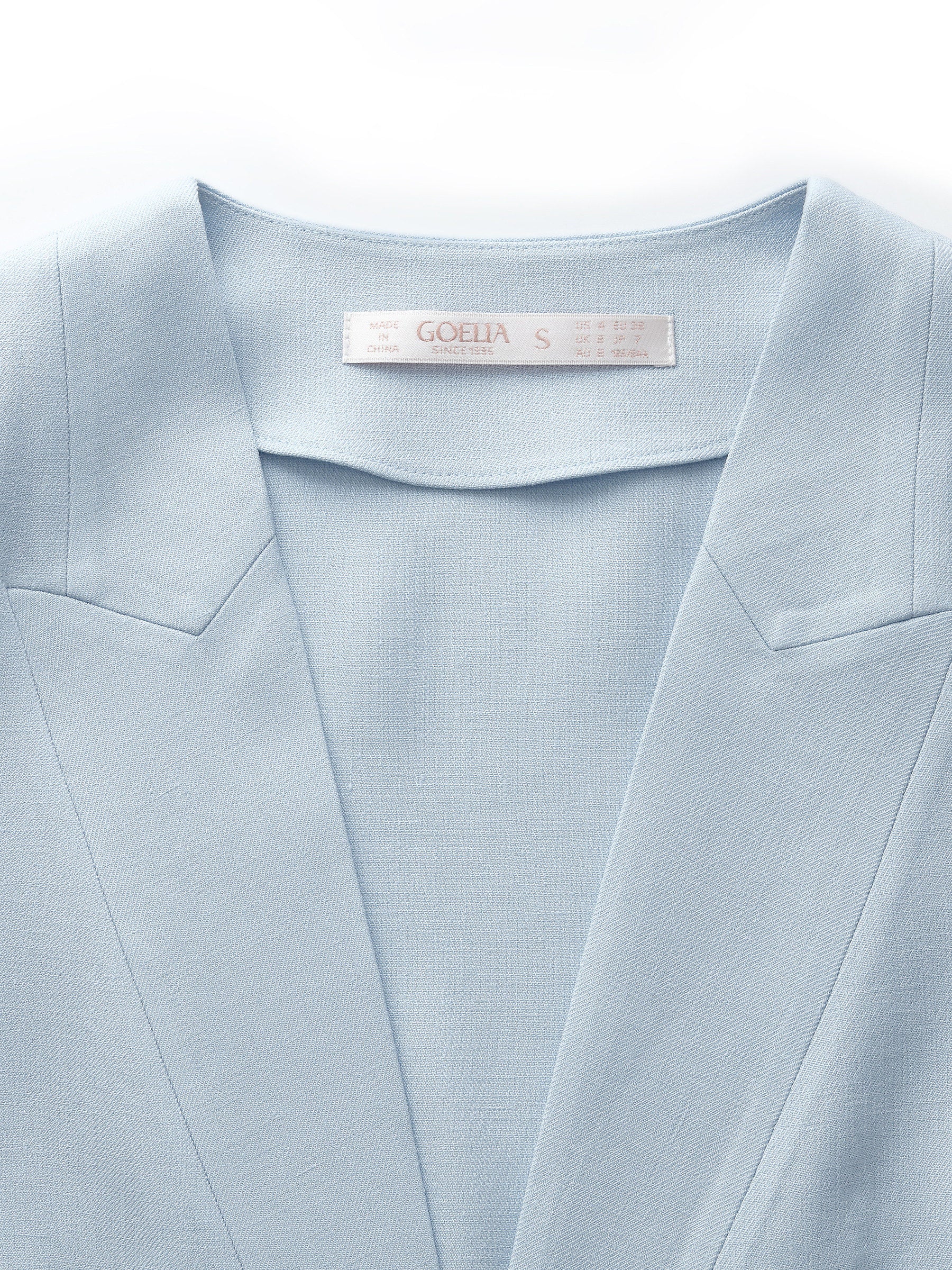 100% Acetate Women Short Sleeve Blazer