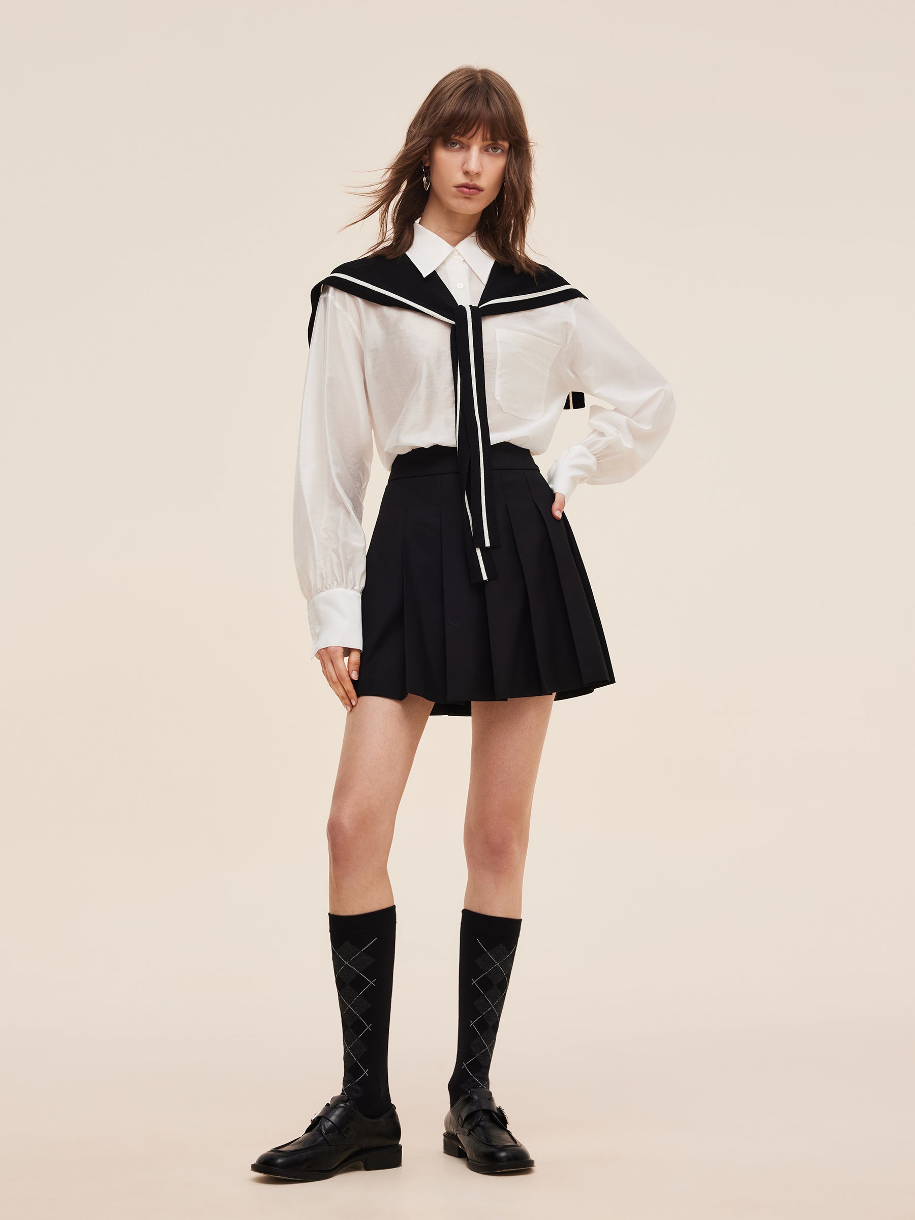 Tencel Blend Women Long Sleeve Shirt