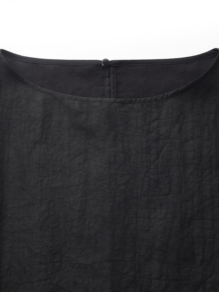 18MM Xiang Yun Silk Women Vest Mini Dress With Belt And Hairband