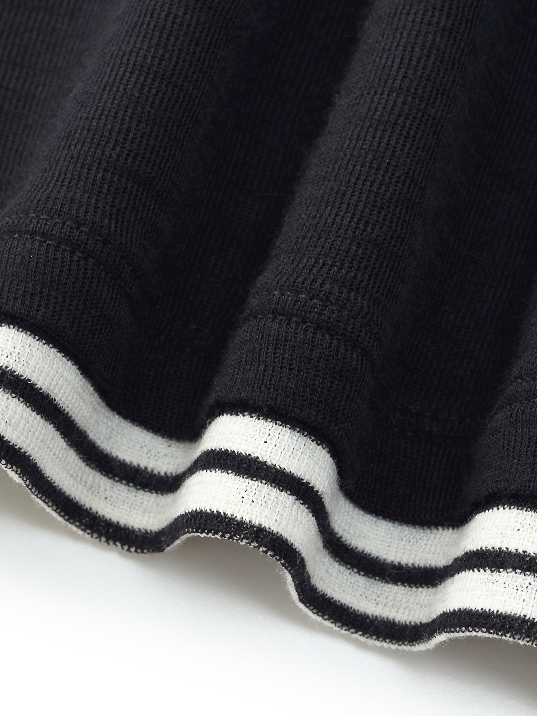 100% Wool Faux Two-Piece Women Knit Top