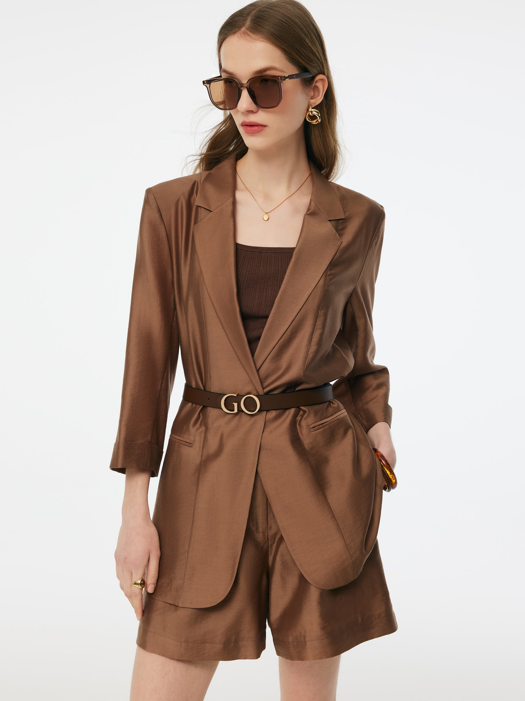 Tencel Blend Women Blazer