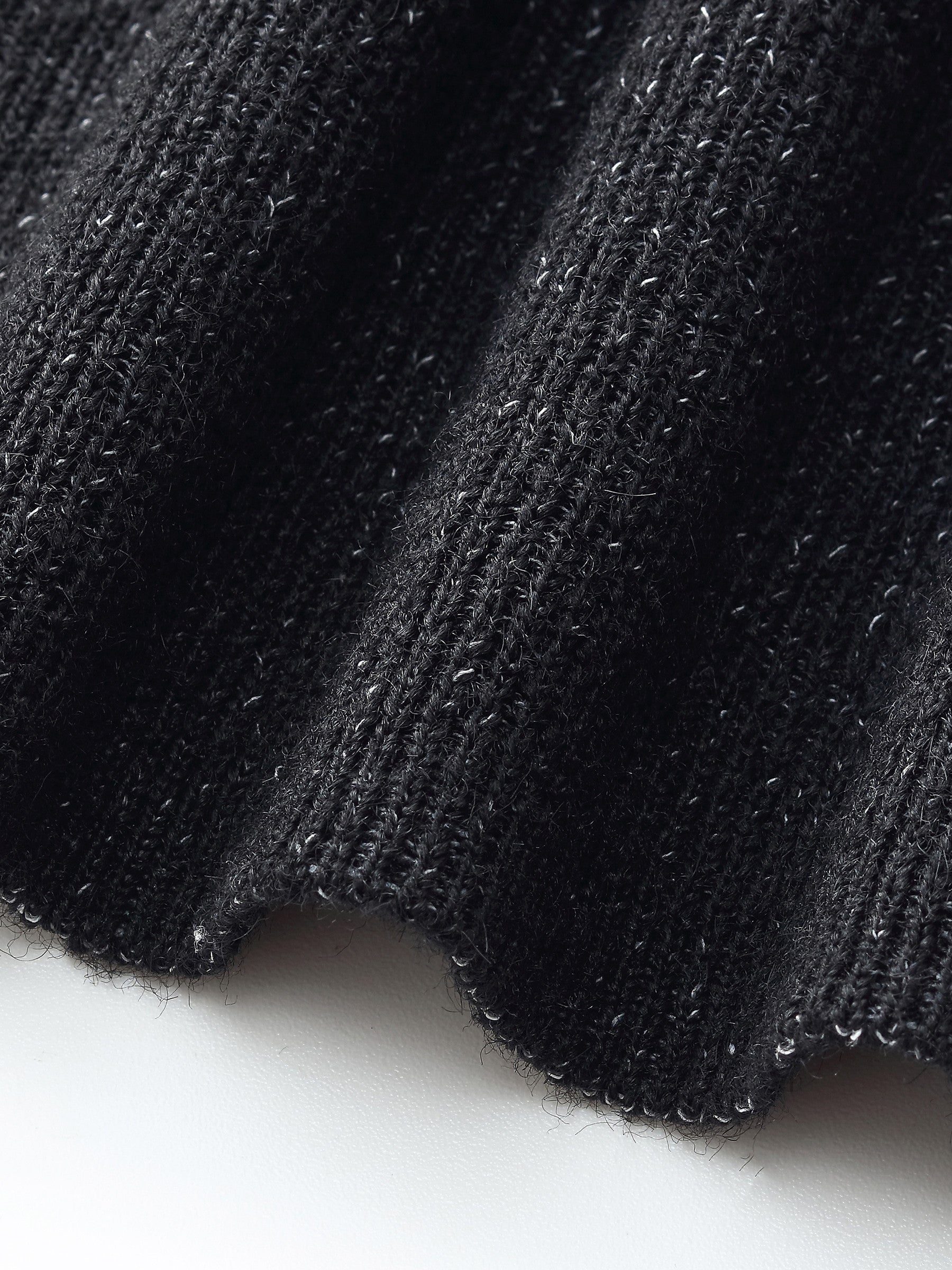 Tie Front Balloon Sleeve Women Knit Top