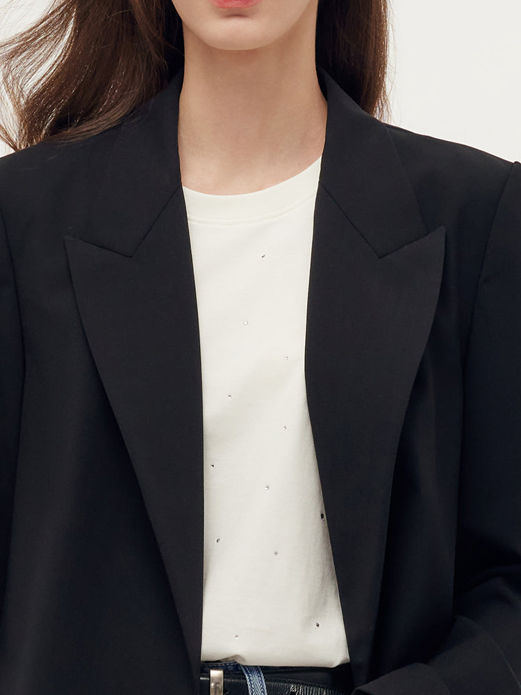 Machine Washable Wool Unisex Blazer