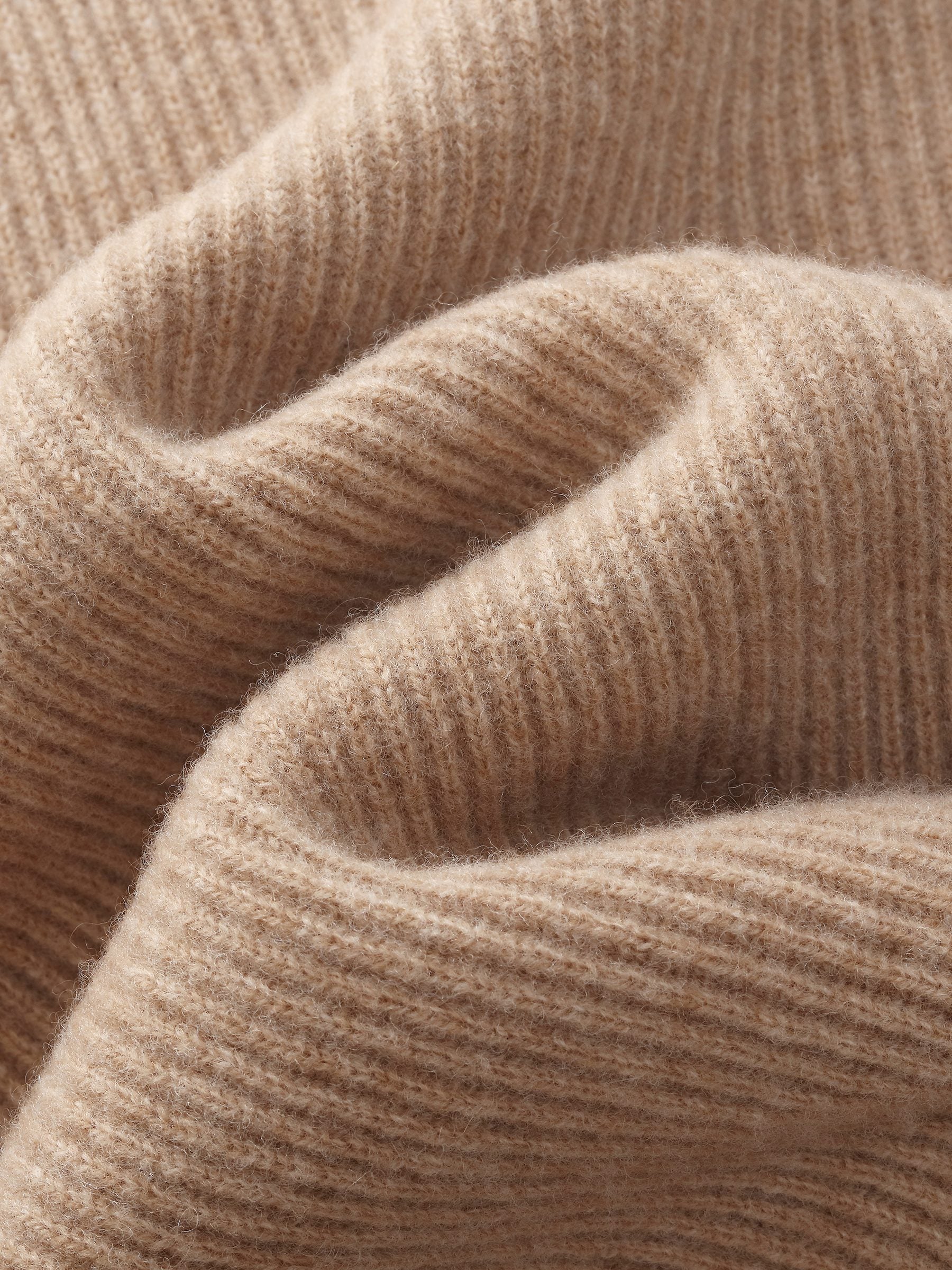 100% Wool Stitch Trim Women Knit Top