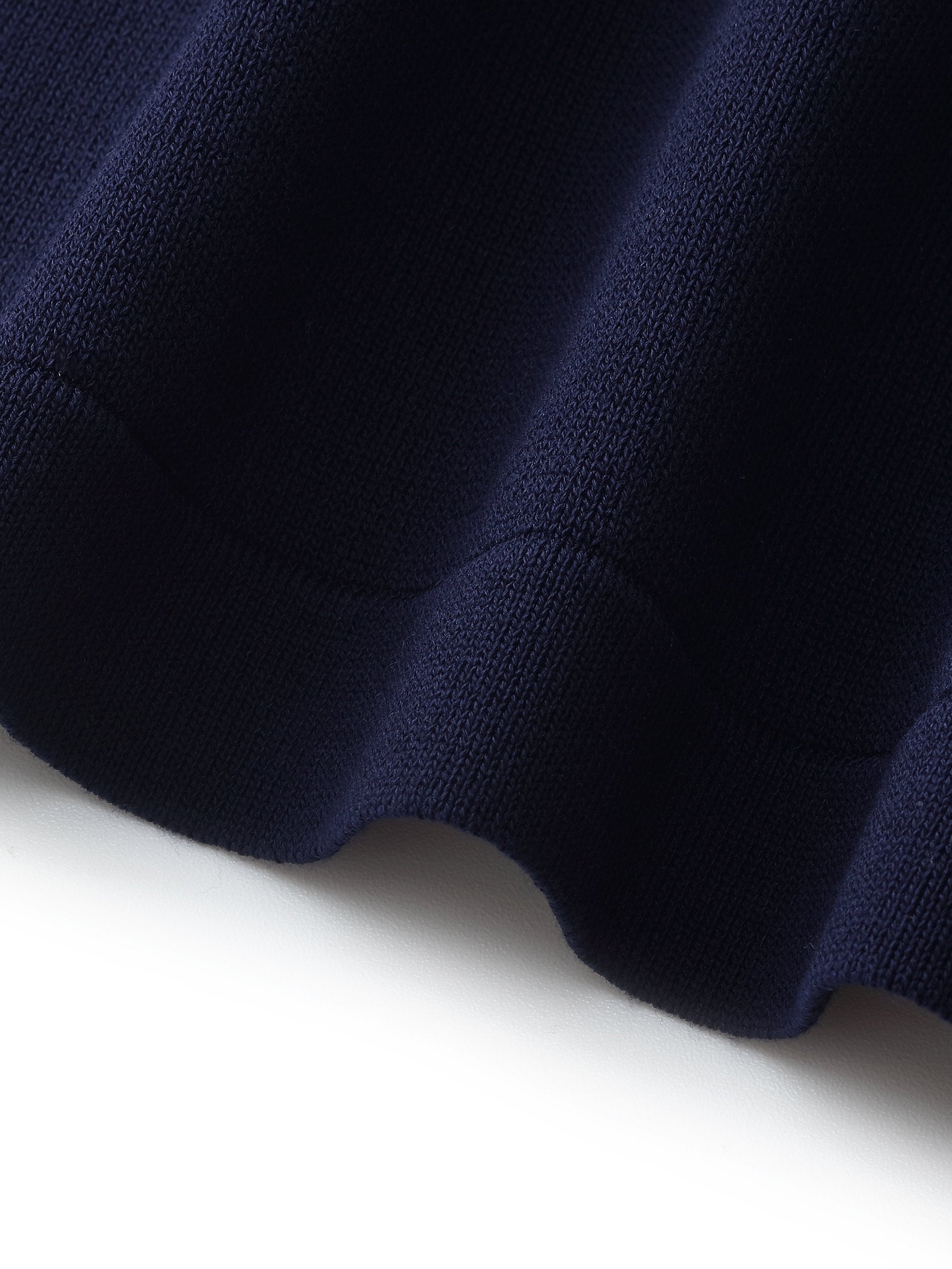 Tencel Blend Women Knit Mini Dress With Detachable Sailor Collar