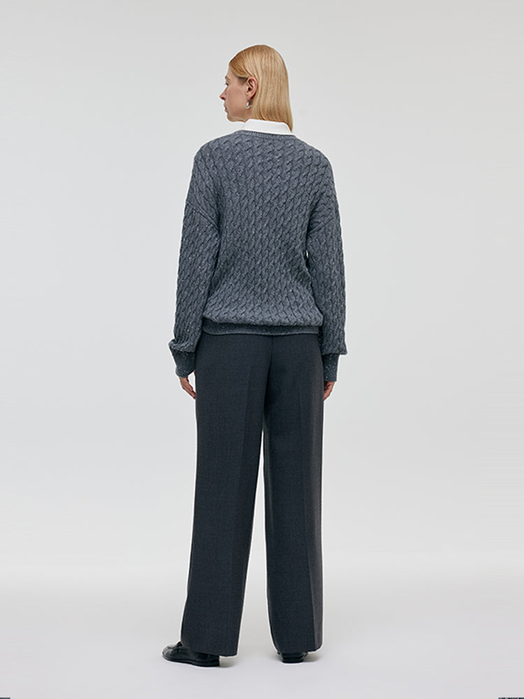 Wool And Cashmere Women Sweater