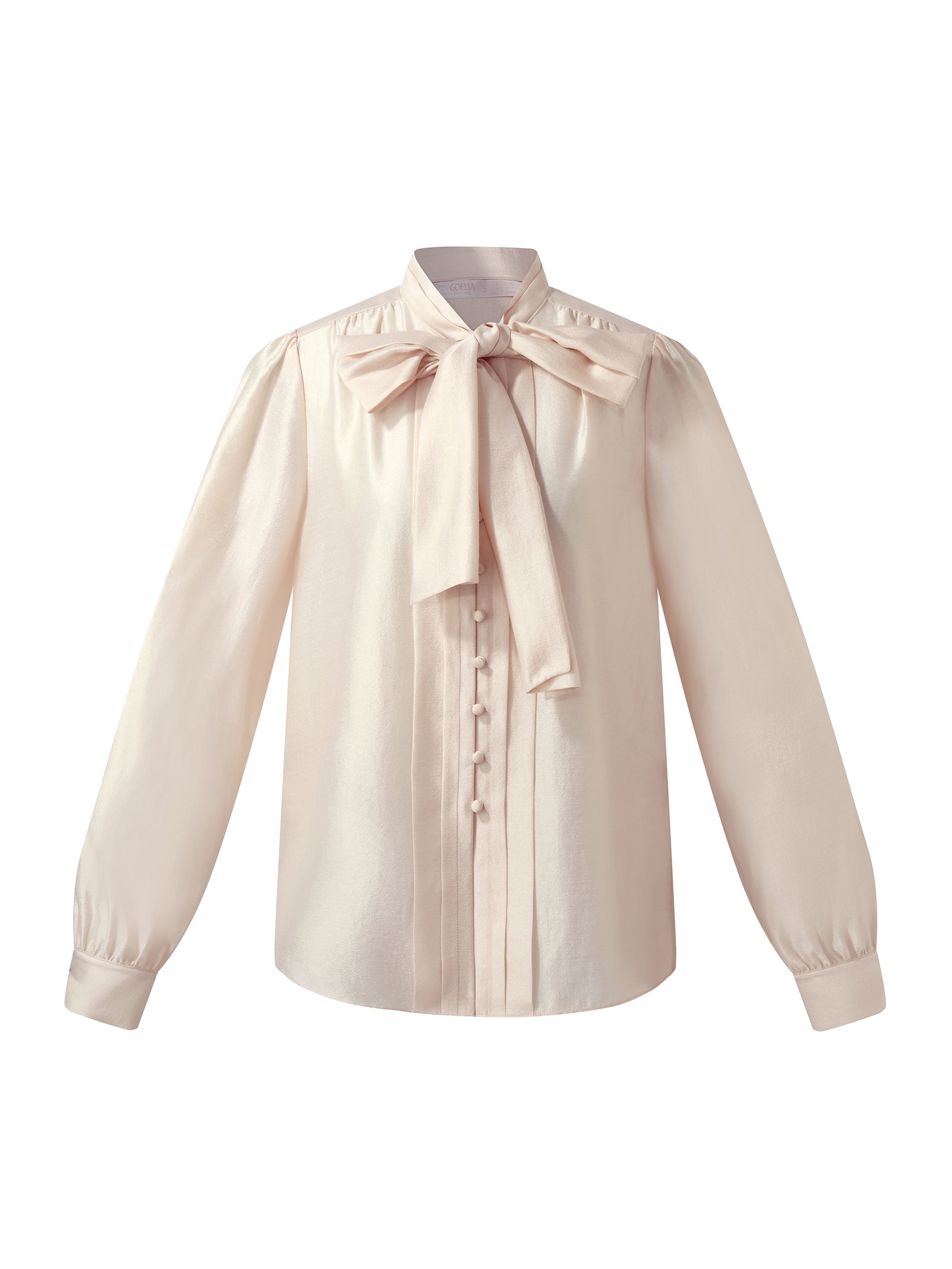 Modal Acetate Blend Tie Front Women Shirt