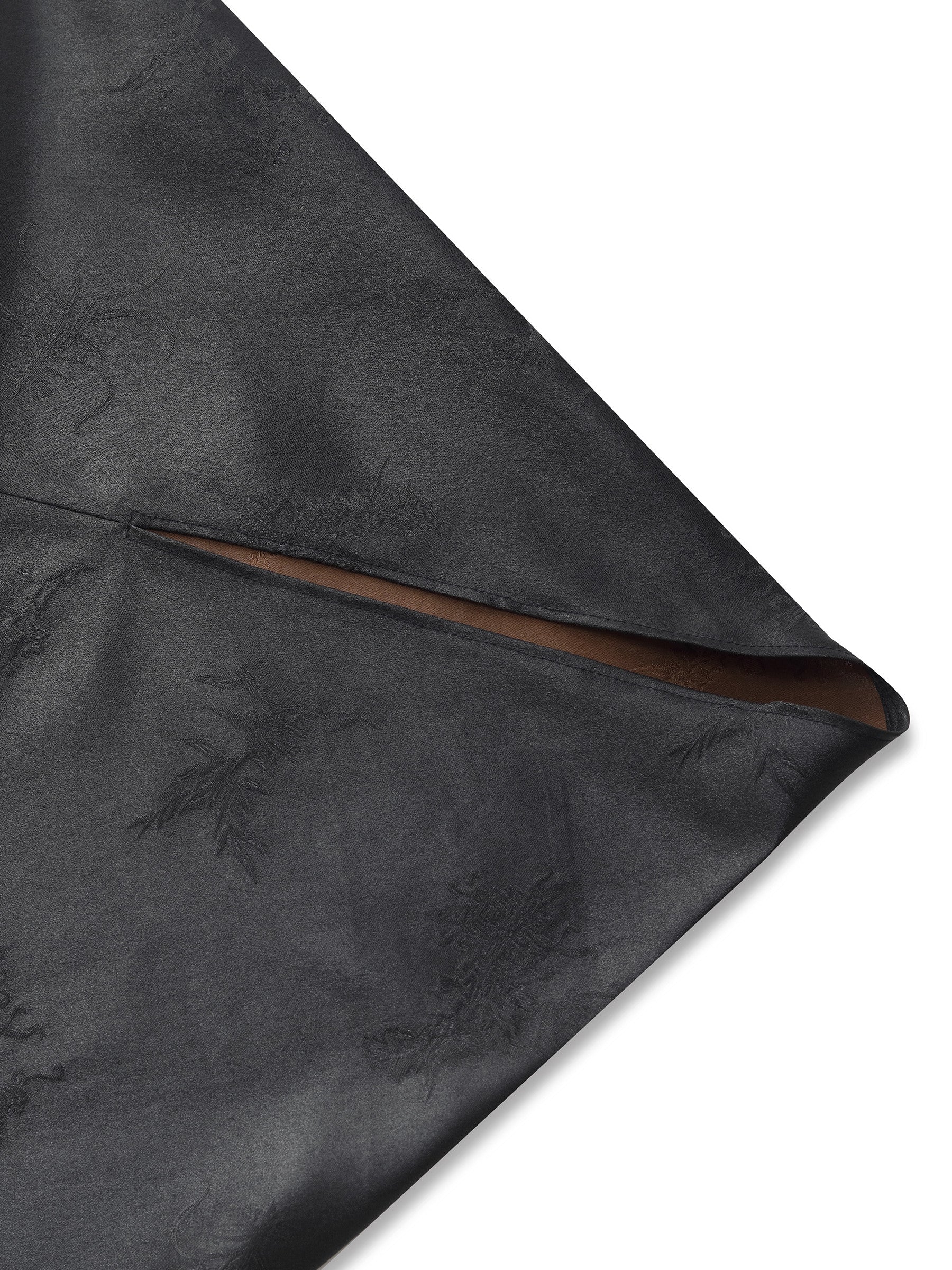 19MM Xiang Yun Silk Jacquard Boat Neck Women Cape Blouse