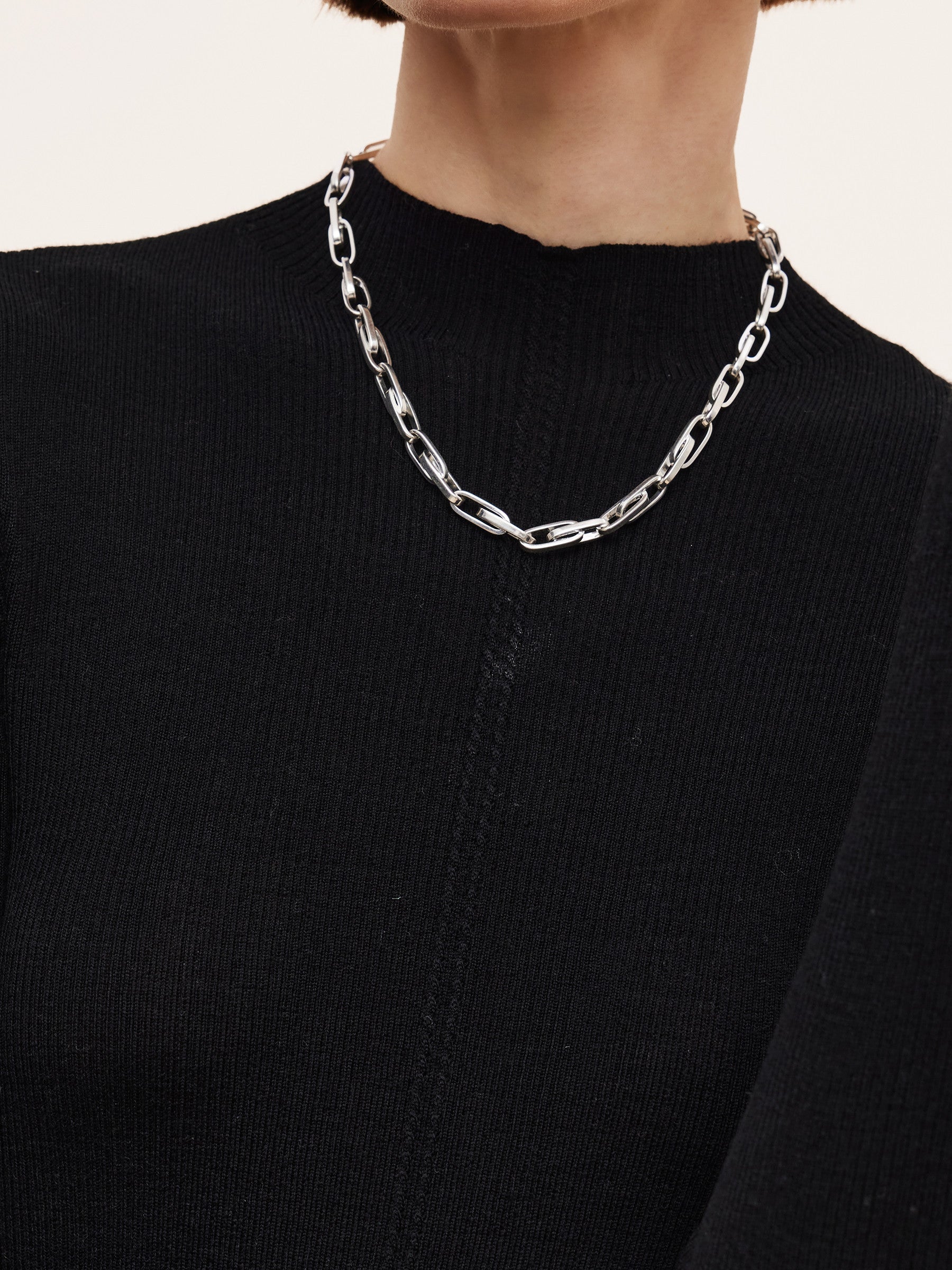 100% Machine Washable Wool Mock Neck Women Knit Top