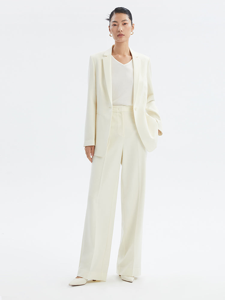 Washable Worsted Wool Blazer