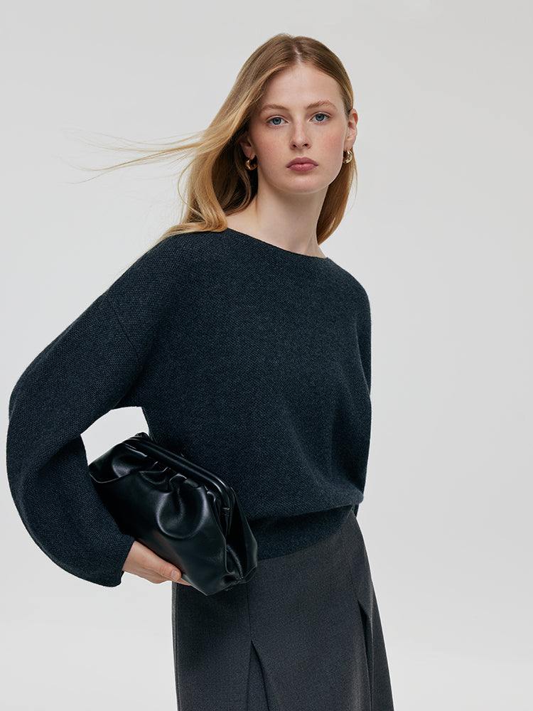 Cashmere Drop Shoulder Women Sweater
