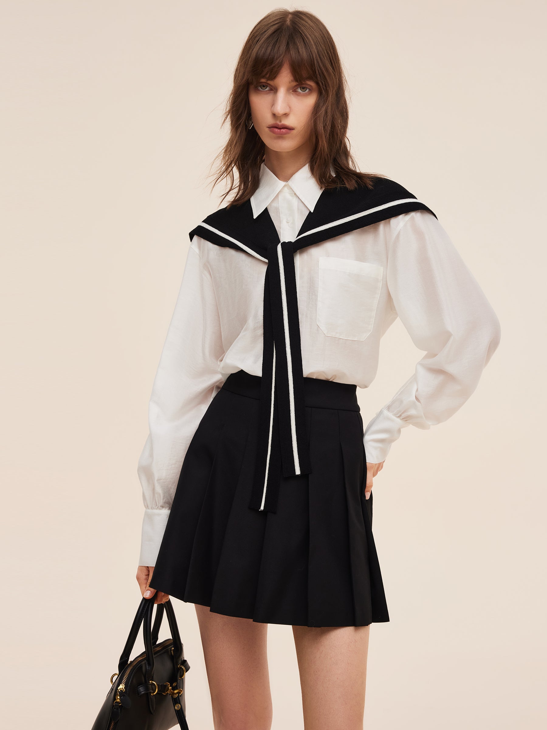 Tencel Blend Women Long Sleeve Shirt