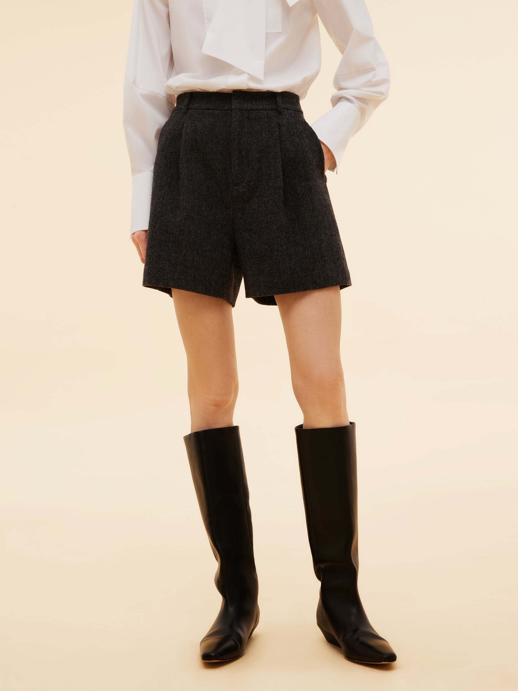 100% Washable Wool Women Shorts